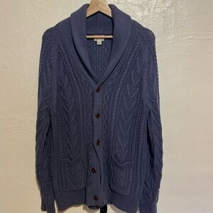 J. Crew Knit Cardigan Sweater Large Chunky